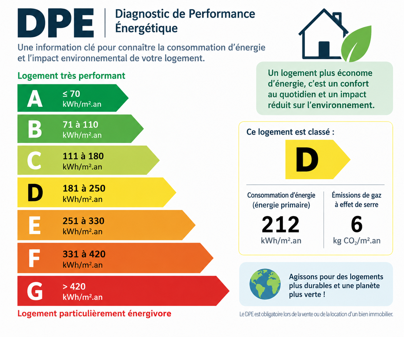 Vendre à Bron : le poids du DPE dans l’achat et le financement